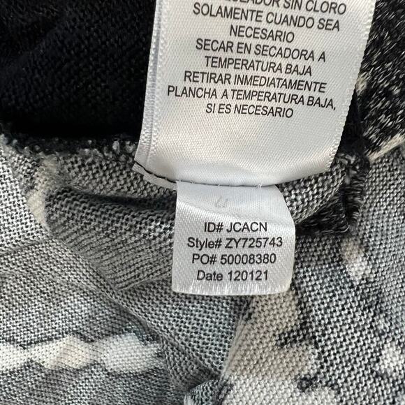 DKNY Pajama set, women’s size S, black/white, preowned - Picture 16 of 16